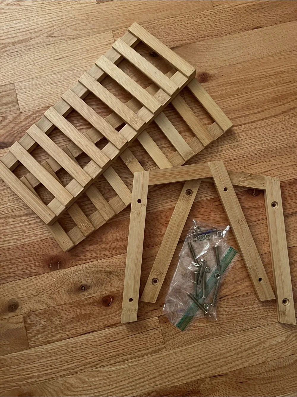 2 Tier Table Top Bamboo Plant Stand